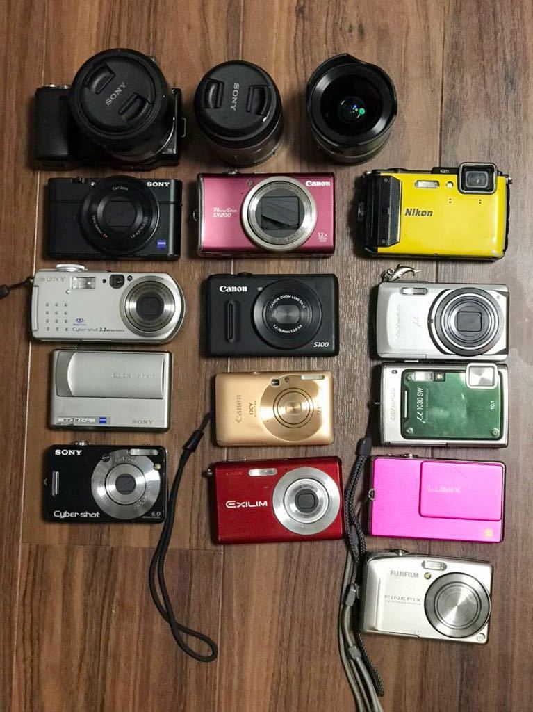1円〜大量コンパクトデジタルカメラ Canon SONY zoom Q2N 4K pentax