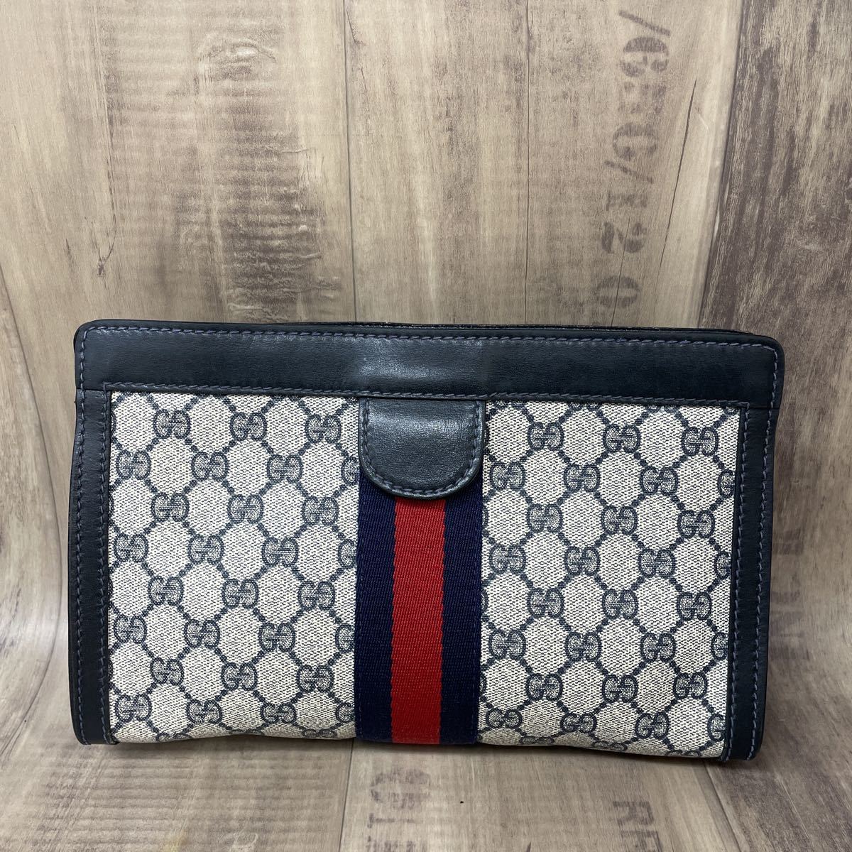 GUCCI PARFUMS グッチ シェリーライン ポーチ クラッチバッグ オールド 