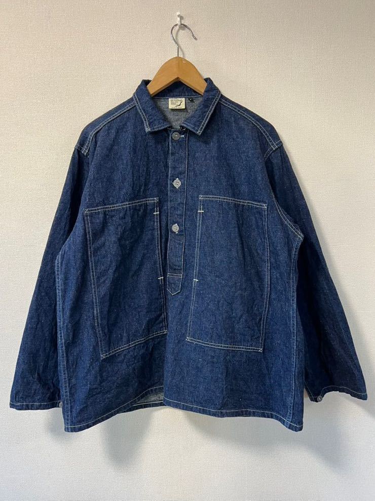 最安値，お得 or slow オアスロウ PW プルオーバー ジャケット デニム サイズ３ PW PULLOVER SHIRT JACKET U.S.ARMY USMA USAFA NAVY(Mサイズ)｜売買されたオークション情報、yahooの商品情報をアーカイブ公開 - オークファン ジージャン