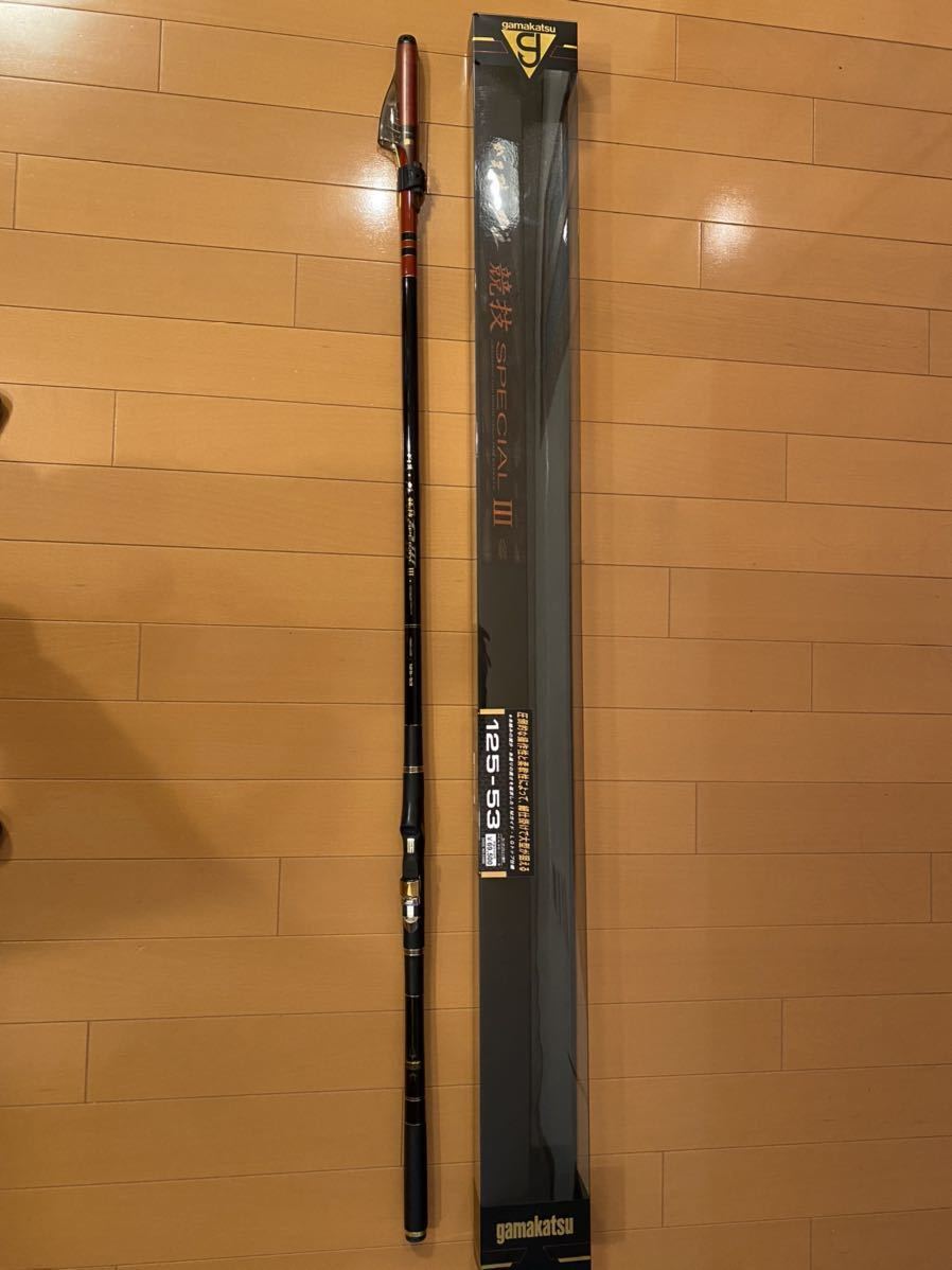 新品，2026 がまかつ がま磯 グレ競技SPECIALⅢ 125ー53(がまかつ)｜売買されたオークション情報、yahooの商品情報をアーカイブ公開 - オークファン 磯竿