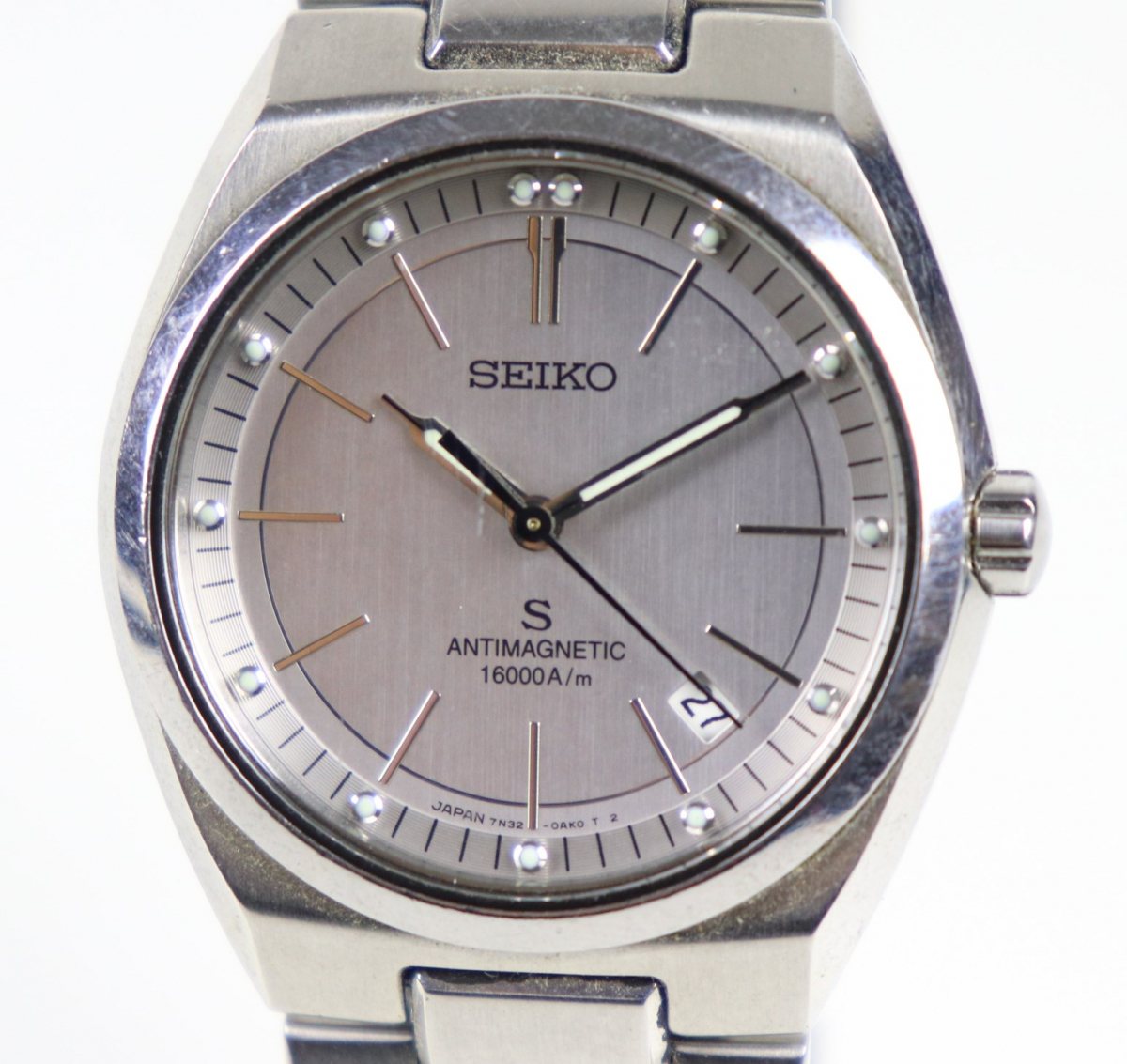 SEIKO ANTIMAGNETIC 16000A/m 7N32-0AG0 セイコー Sサス 腕時計 