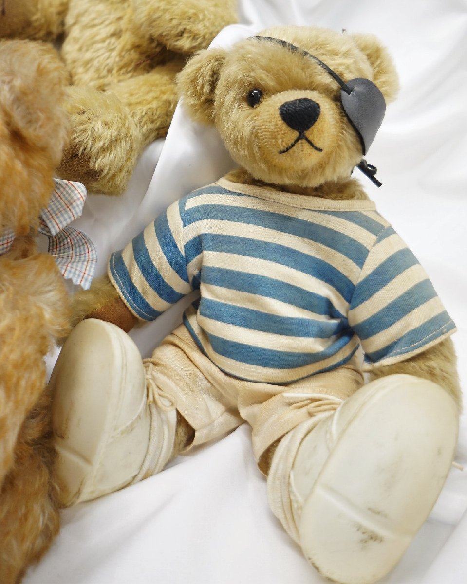 ハンドメイド　テディベア　４体 ハンドメイドテディベア4体