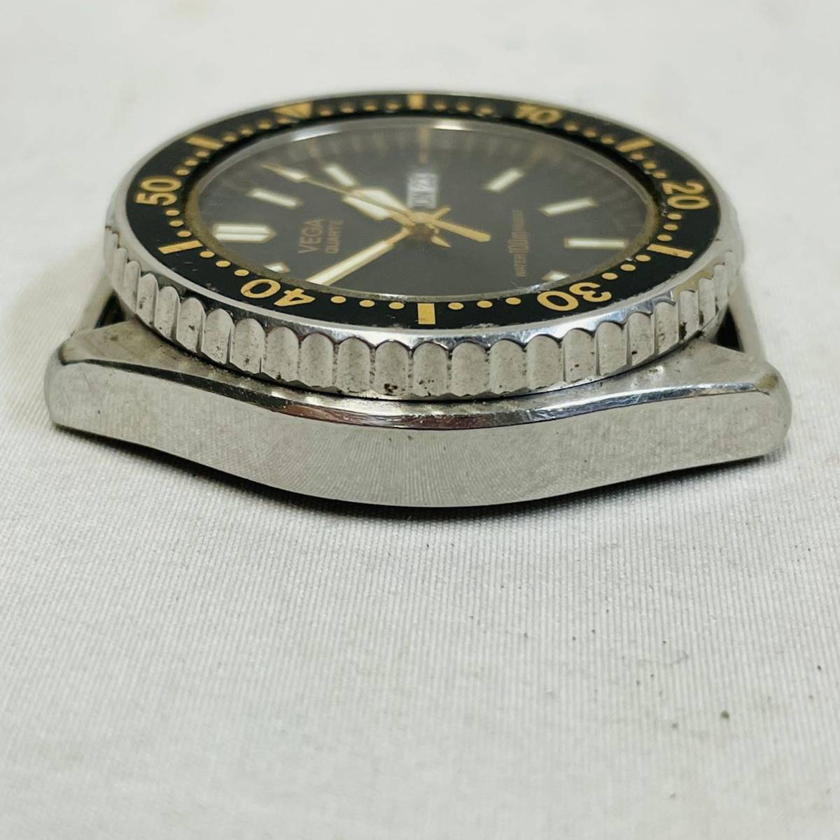 稼働品 CITIZEN ベガ VEGA ダイバー 1408-394551 メンズ腕時計 