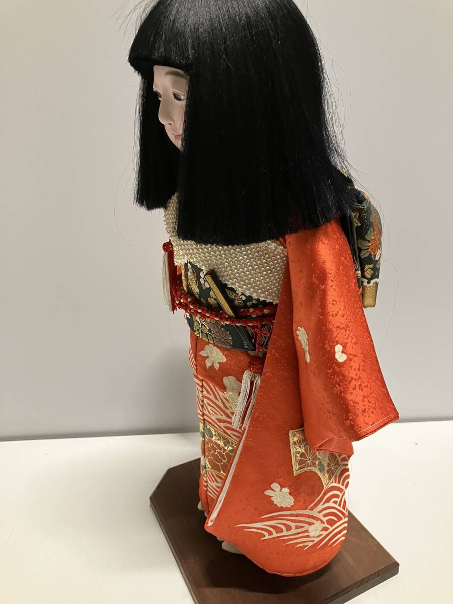 市松人形 紫貴作 ⑦y39◇市松人形◇日本人形 紫貴作 日本工芸 伝統工芸 人形 女の子