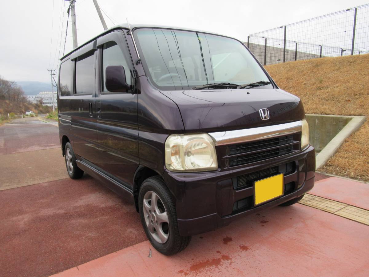 ホンダ バモス ターボ □即乗り!!バモス 検付き 四駆 Lターボ♪フル 