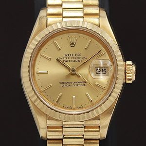 1円☆03楽市☆本物 ROLEX ロレックス デイトジャスト オートマ 腕時計