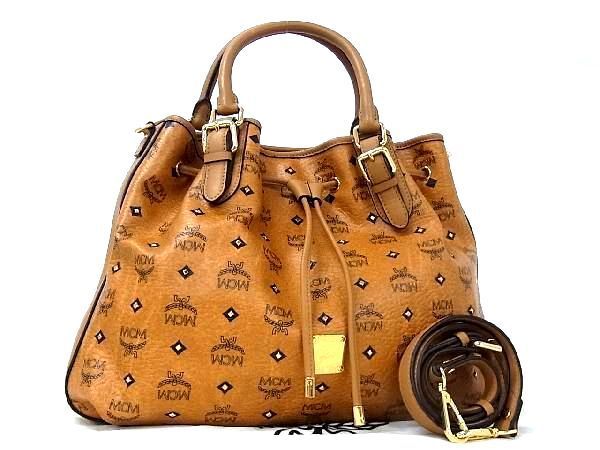 限定SALE 1円 MCM エムシーエム モノグラム ヴィセトス柄 レザー 2WAY ハンドバッグ ショルダーバッグ ブラウン系 AF9577アN(かばん、バッグ)｜売買されたオークション情報、yahooの商品情報をアーカイブ かばん、バッグ