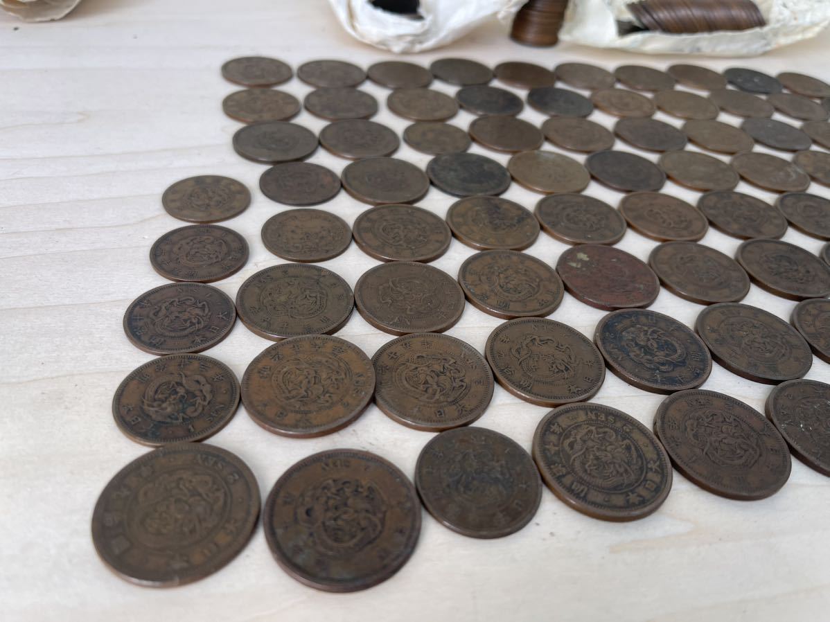 古銭 銅貨 大量 約6.5kg 明治 銭 一銭 二銭 コイン 硬貨 ビンテージ