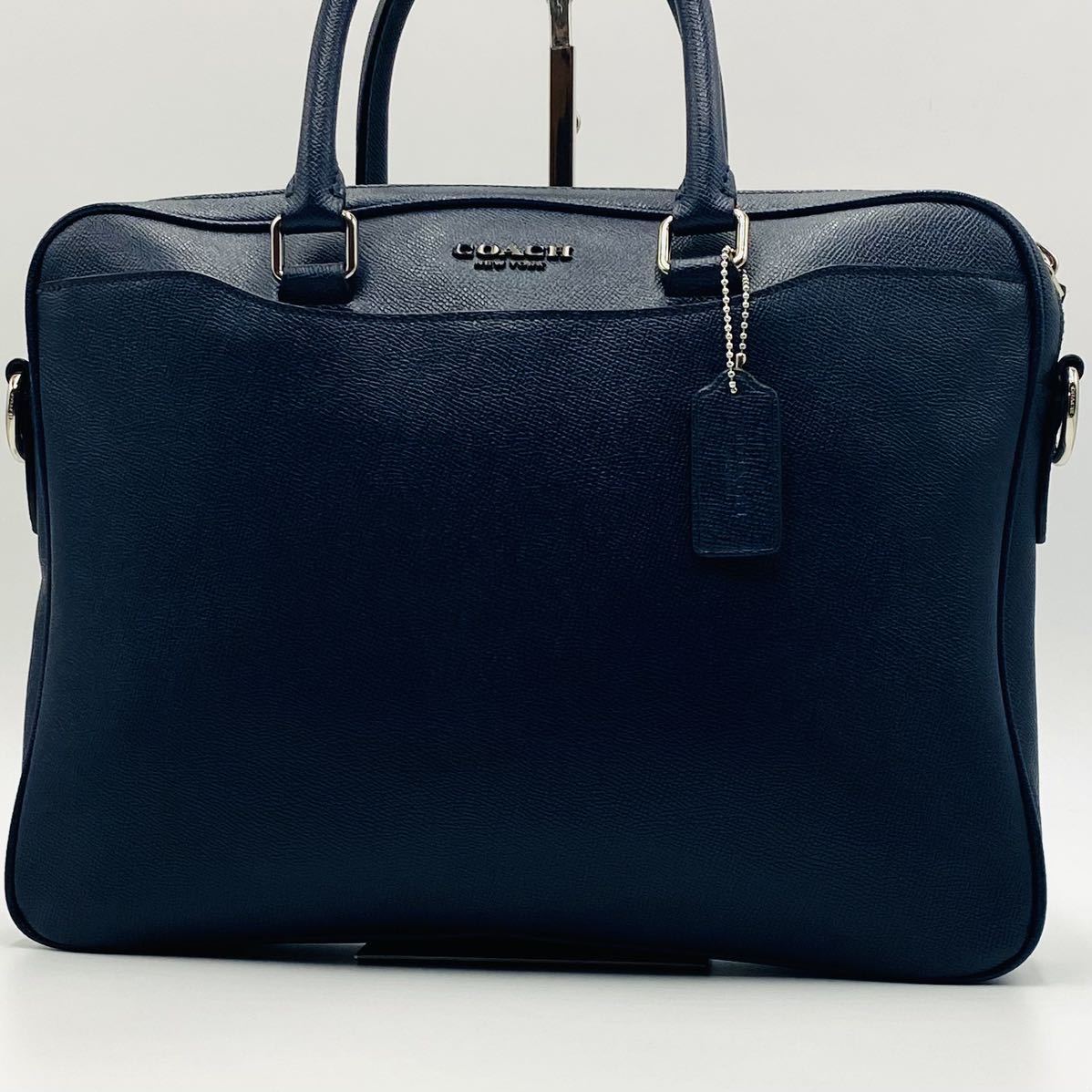 COACH コーチ レザービジネスバッグ ブリーフケース A4 メンズ