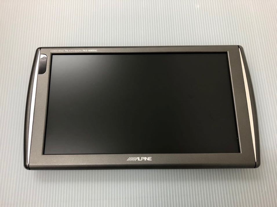 取外し時動作OK 【ジャンク扱い】アルパイン ALPINE PKG-M900SC 9 