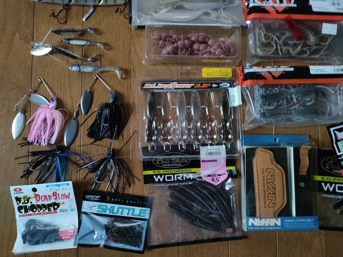 1円スタート 中古 バス釣り ルアー ワーム まとめ売り！ ジャッカル