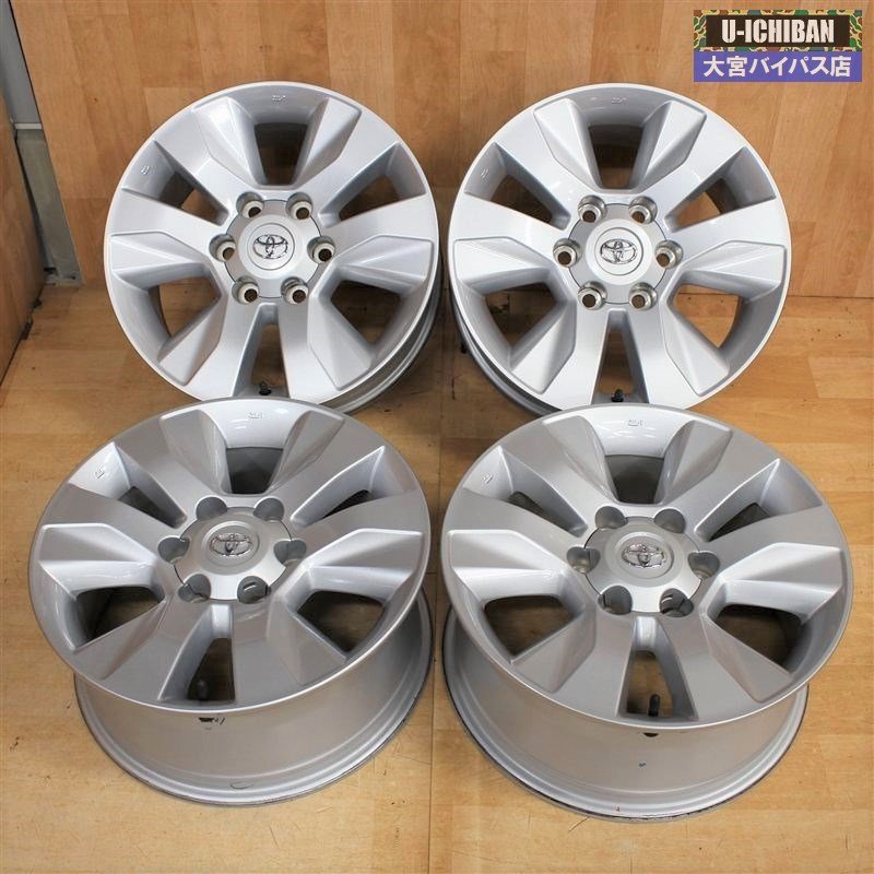 トヨタ ハイラックス純正 17×7.5J+30 6H/139.7 4本 265/65R17