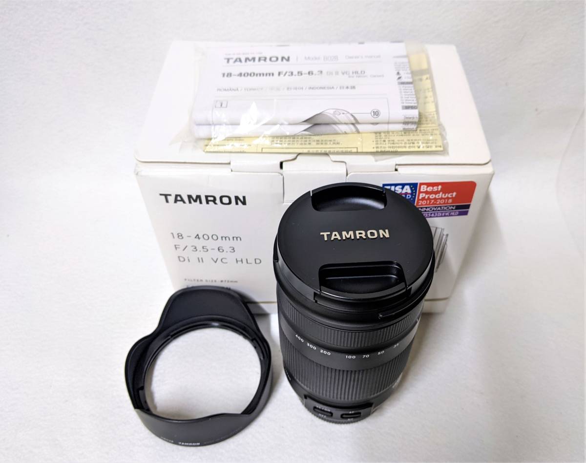 激安大特価，新品 14642 TAMRONタムロン18-400mm F/3.5-6.3 Di II VC HLD Model B028(ニコン)｜売買されたオークション情報、yahooの商品情報をアーカイブ公開 - オークファン ニコン