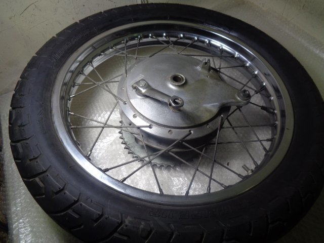 GS400，GS400X リアホイール 18×1.85 パネル，スプロケット