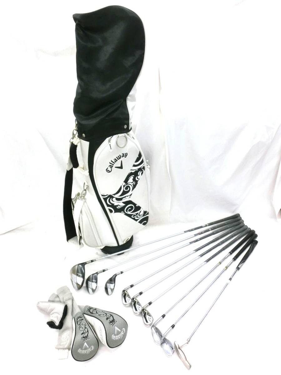  1000円スタート キャディバッグ ゴルフクラブ 9本まとめ Callaway Solaire キャロウェイ ソレイル 40 FlexL NIKE ナイキ 11 MM8002(セット)｜売買されたオークション情報、yahooの商品情報をアーカイブ公 女性右きき用