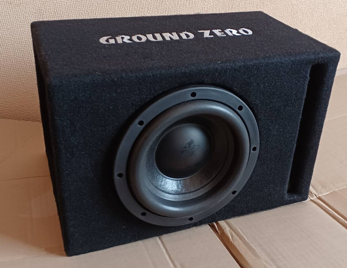 ☆GROUNND ZERO グラウンド ゼロ・20㎝・ウーファーボックス・中古品