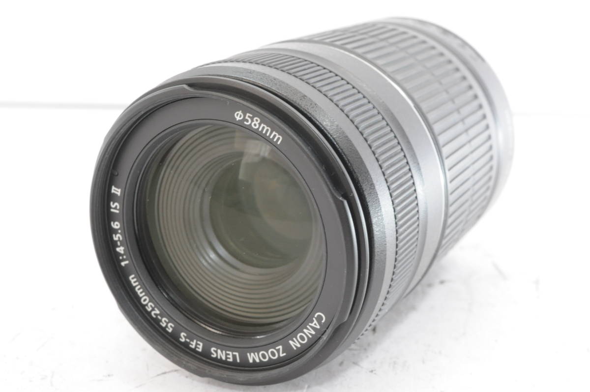 ☆特上品☆ キヤノン CANON EF-S 55-250mm F4-5.6 IS II ☆完動品 