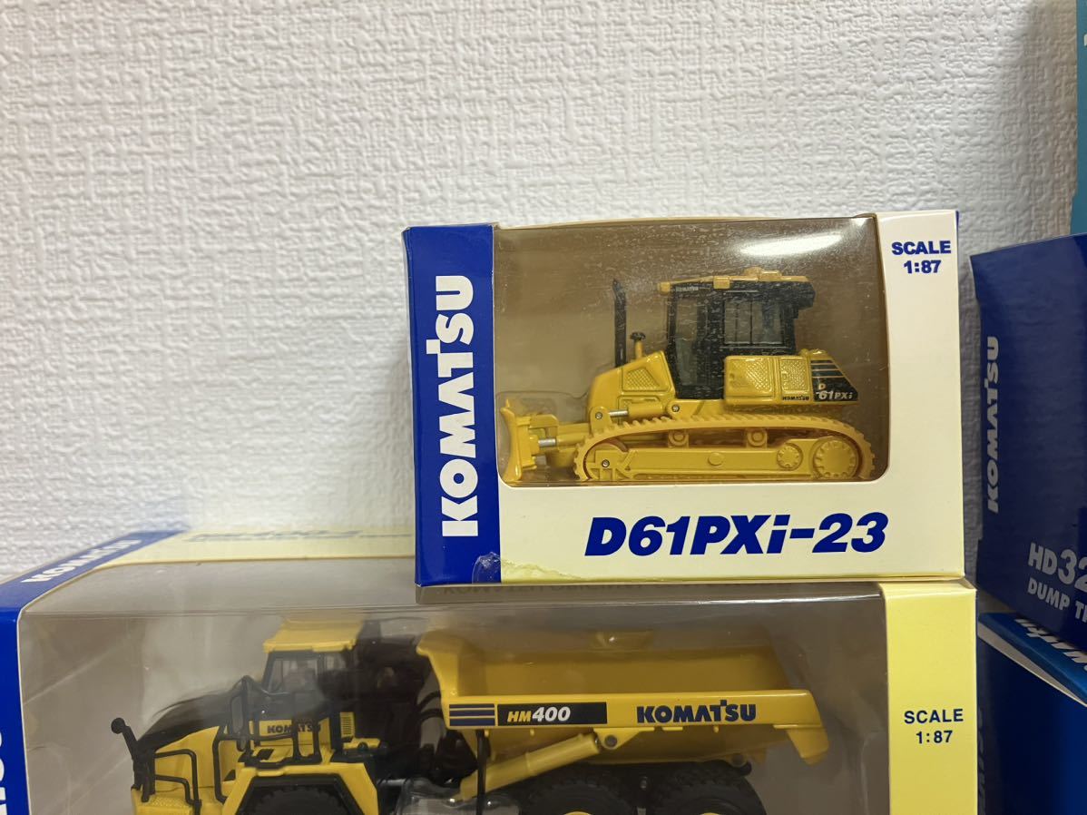 コマツ 小松製作所 KOMATSU オリジナルミニチュア 重機 株主優待 コマツ 小松製作所 KOMATSU オリジナルミニチュア 重機 株主優待