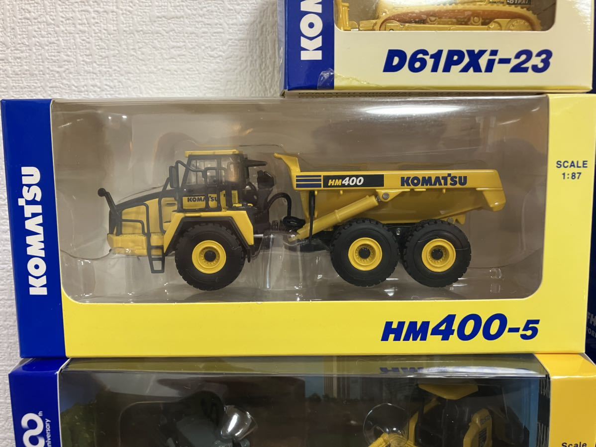 コマツ 小松製作所 KOMATSU オリジナルミニチュア 重機 株主優待 コマツ 小松製作所 KOMATSU オリジナルミニチュア 重機 株主優待