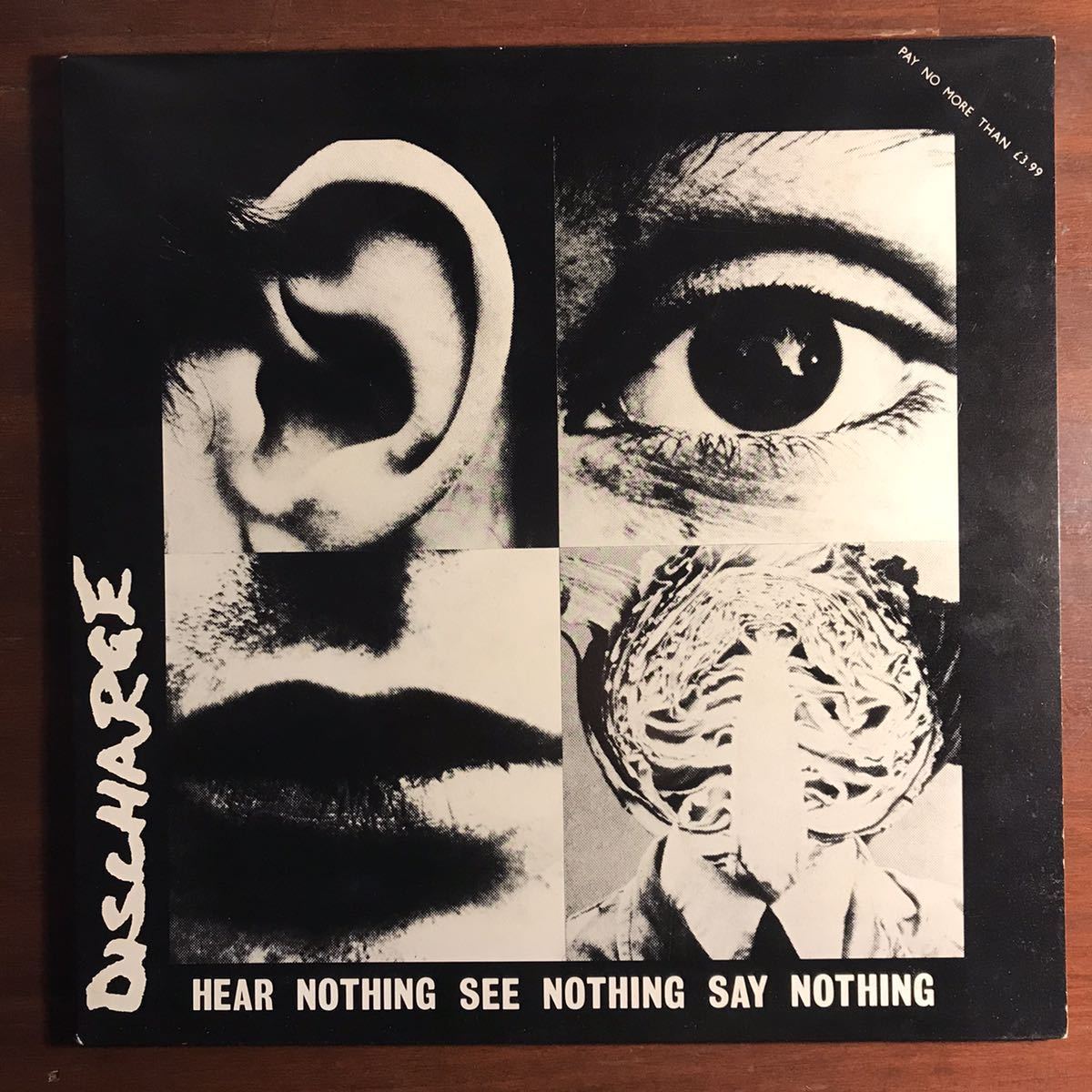 全国無料，本物保証 82年 UK Orig LP Discharge／Hear Nothing See Nothing Say Nothing／ディスチャージ(一般)｜売買されたオークション情報、yahooの商品情報をアーカイブ公開 - オークファン 一般