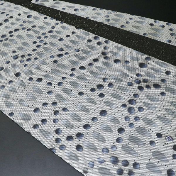 12752【秀品】正絹　6通袋帯　水玉としずく模様　螺鈿引箔　リバーシブル 　ラメ 袋帯 秀品 正絹 西陣まいづる お得な均一価格 京都