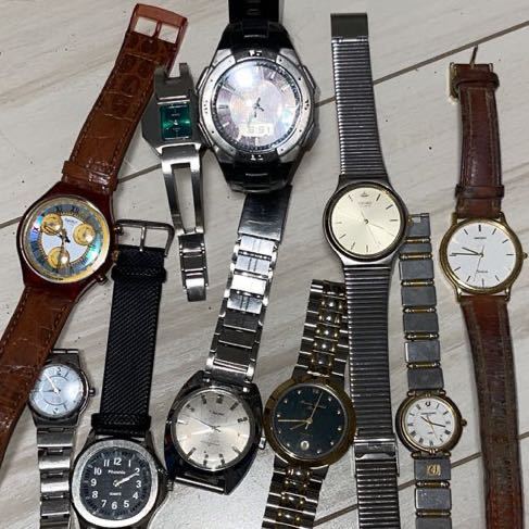 ジャンク おまとめ CASIO カシオ SEIKO セイコー 腕時計 クオーツ メンズ レディース Phoenix レア quartz 現状品  swatch シチズン CITIZEN