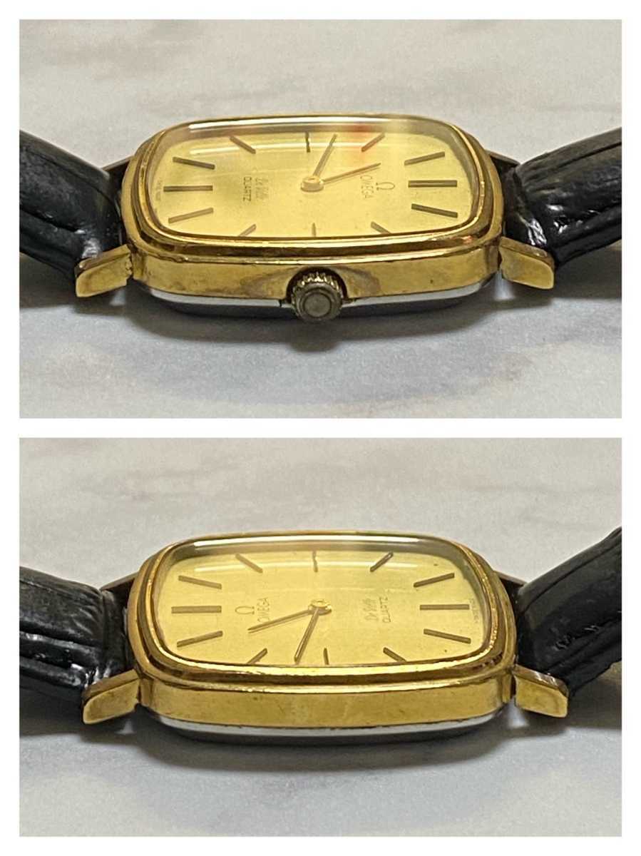 ジャンク品 OMEGA オメガ 時計 DE VILLE デビル クオーツ QZ メンズ