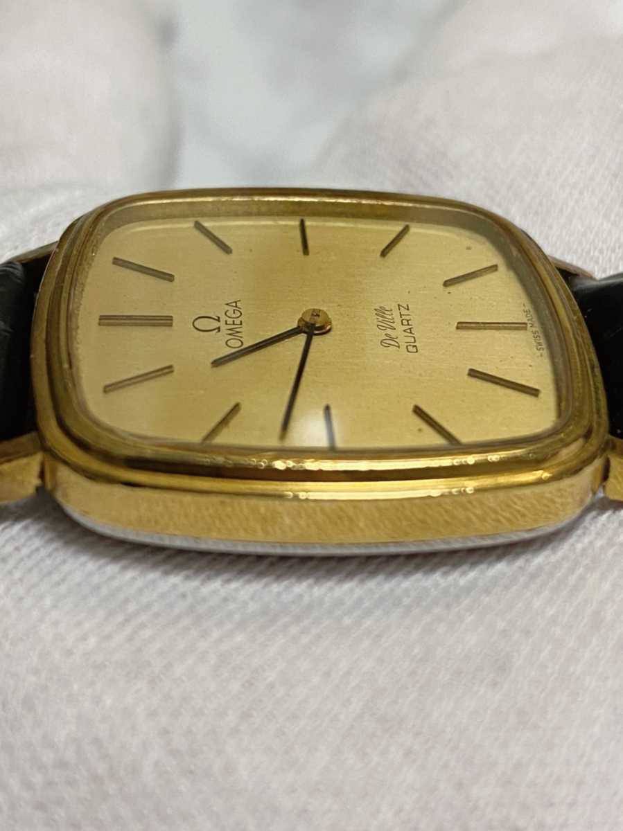 ジャンク品 OMEGA オメガ 時計 DE VILLE デビル クオーツ QZ メンズ