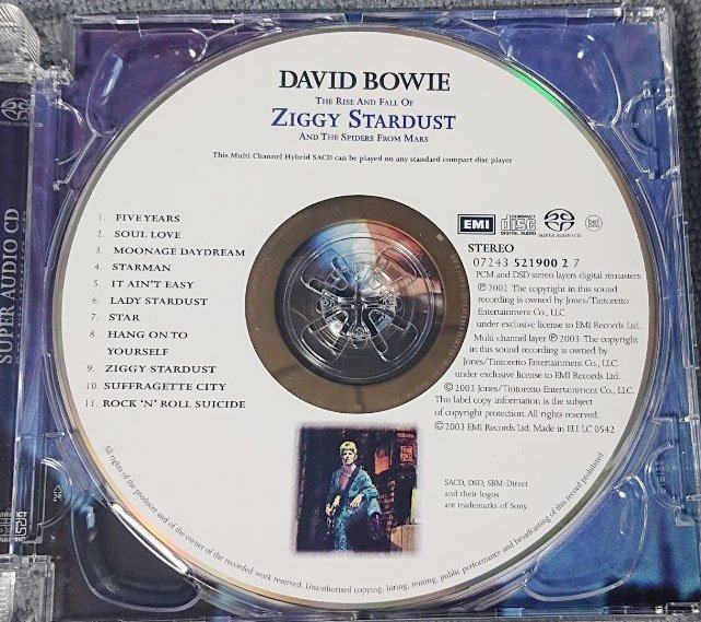Hybrid SACD Multi Ch.】David Bowie / ZIGGY STARDUST デヴィッド 