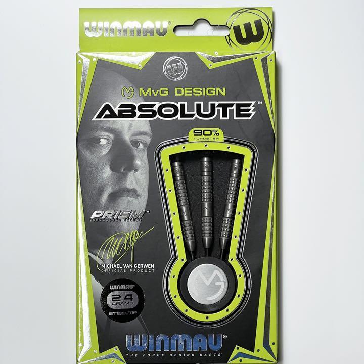 Winmau MvG アブソリュート 24g ハードダーツ 【公式通販】