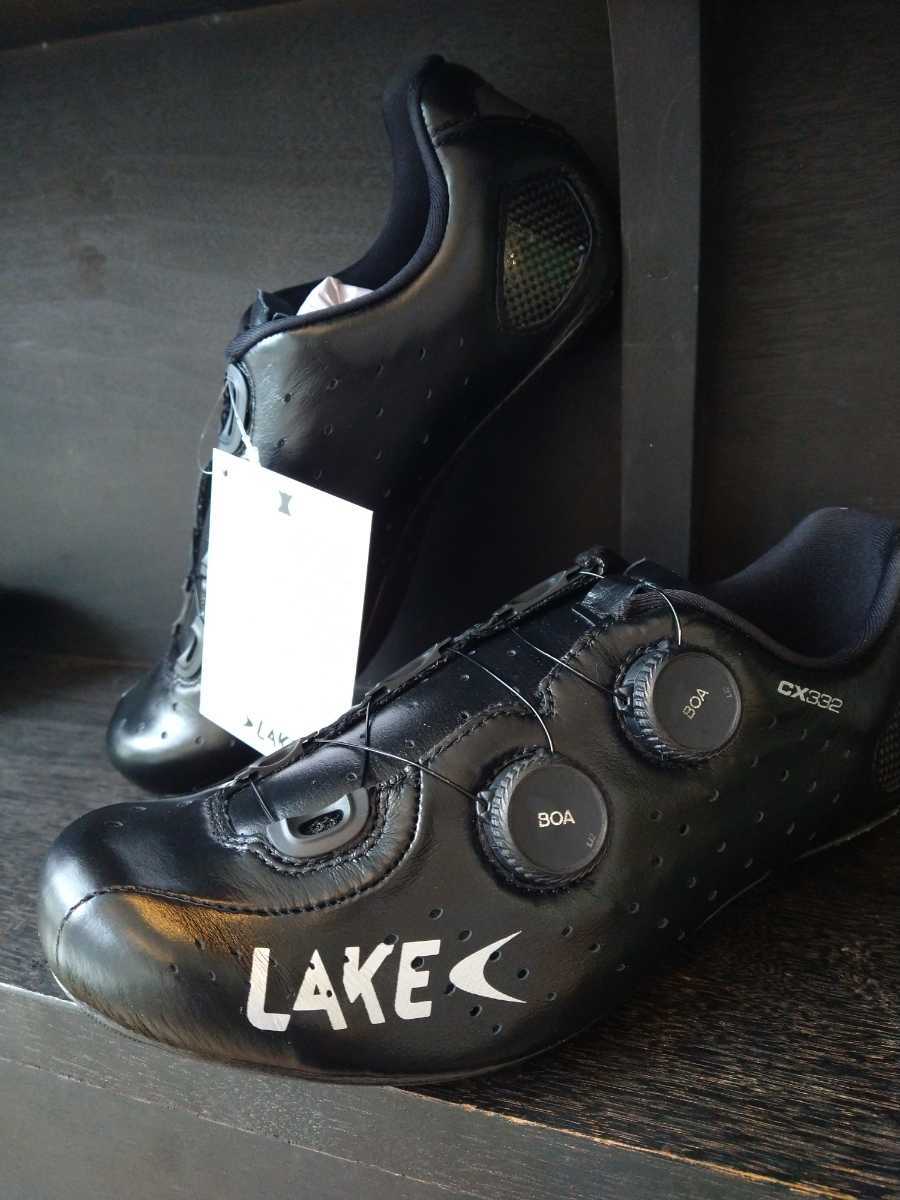 新品　LAKE 332 wide 40.5 レイク　ビンディングシューズ