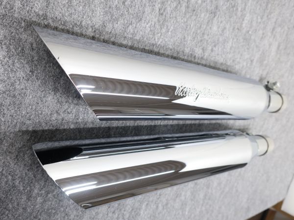 美品 スポーツスター XL883 XL1200 04-13 北米マフラー スリップオン 