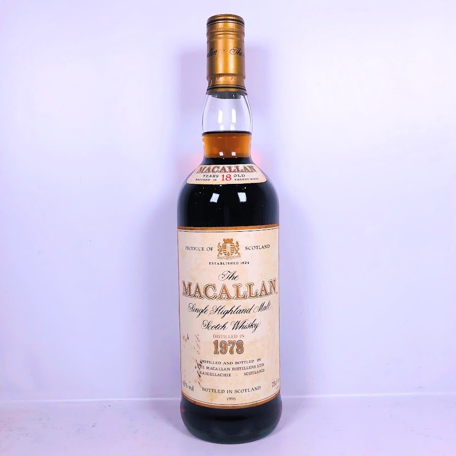 □古酒 未開栓 マッカラン 18年 1978 マッカラン18年 1978