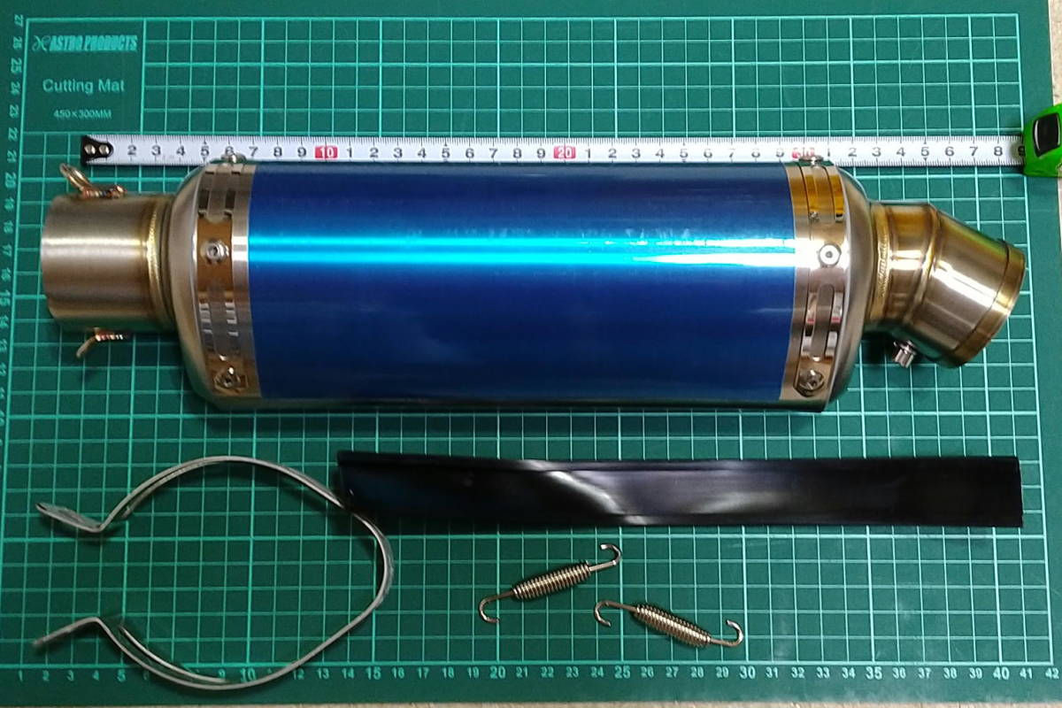 デルタ型 マフラー ステンレス Φ50.8 mm 汎用マフラー/サイレンサー 