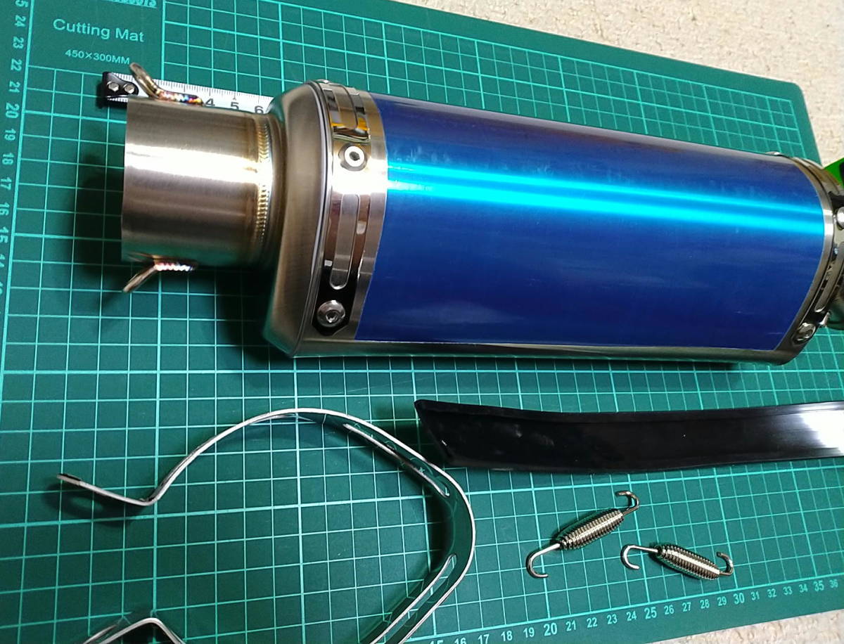 汎用 ステンレス φ50.8 デュアルエンド バイク FTR223 デルタ型