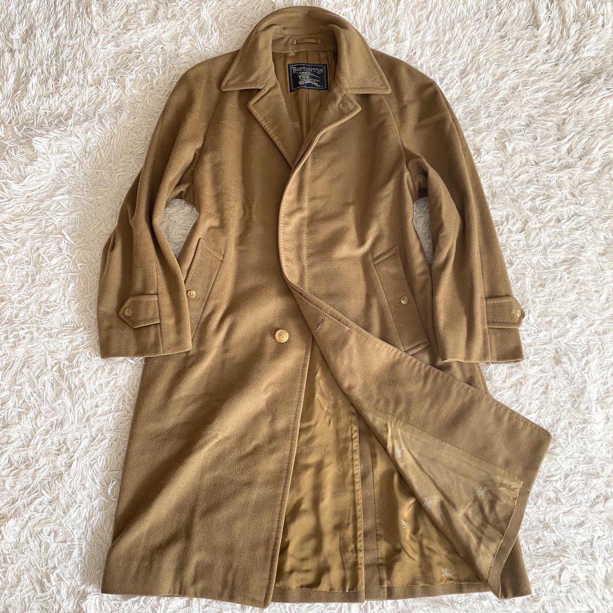 人気カラー】BURBERRY バーバリー ☆カシミヤ＆ウール素材 裏地