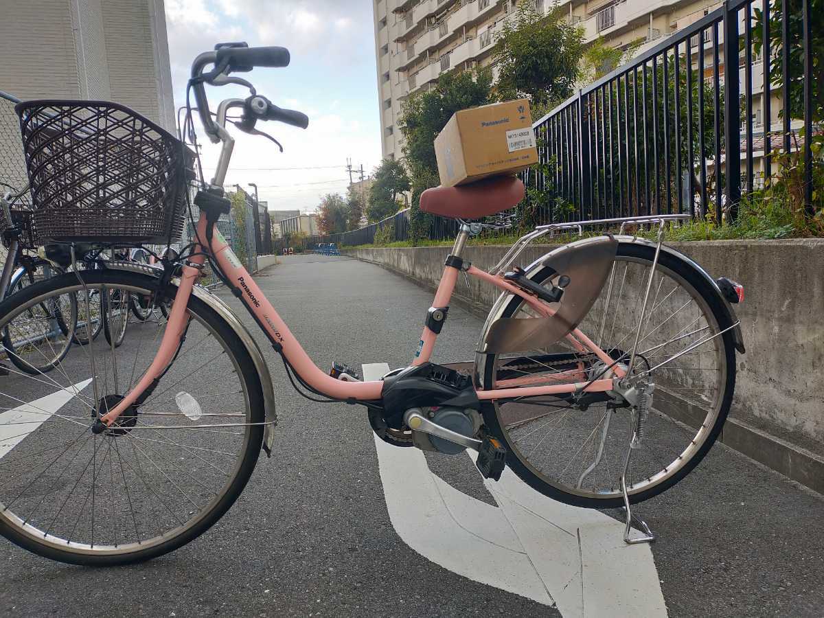 電動アシスト自転車パナソニック!!バッテリー新品13.2Ah，充電器も付き 