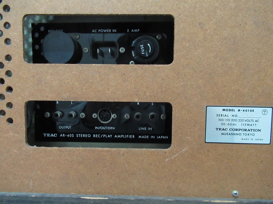 TEAC A-4010S オープンリールデッキ TEAC A-4010S ティアック ティアック□