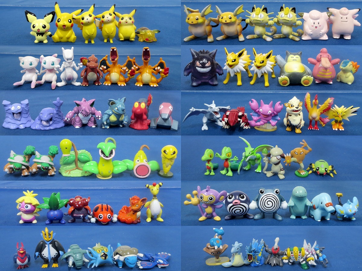 まとめ売り☆ポケットモンスター ポケモン ミニチュアフィギュア 約70 