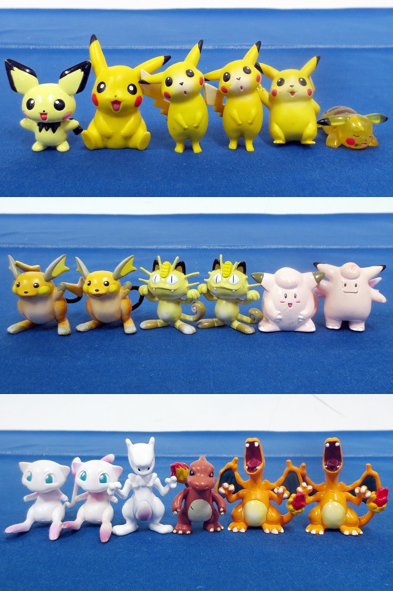 第1-2世代】ポケモン ミニフィギュア まとめ売り 約70体 ジャンク品