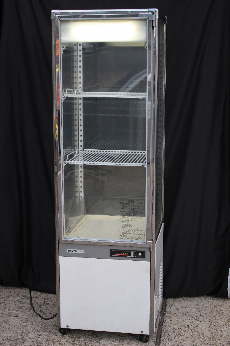 SANYO/サンヨー ■ 4面ガラス 冷蔵庫 ショーケース 113L [SSR-DX170RG] ■ A2885