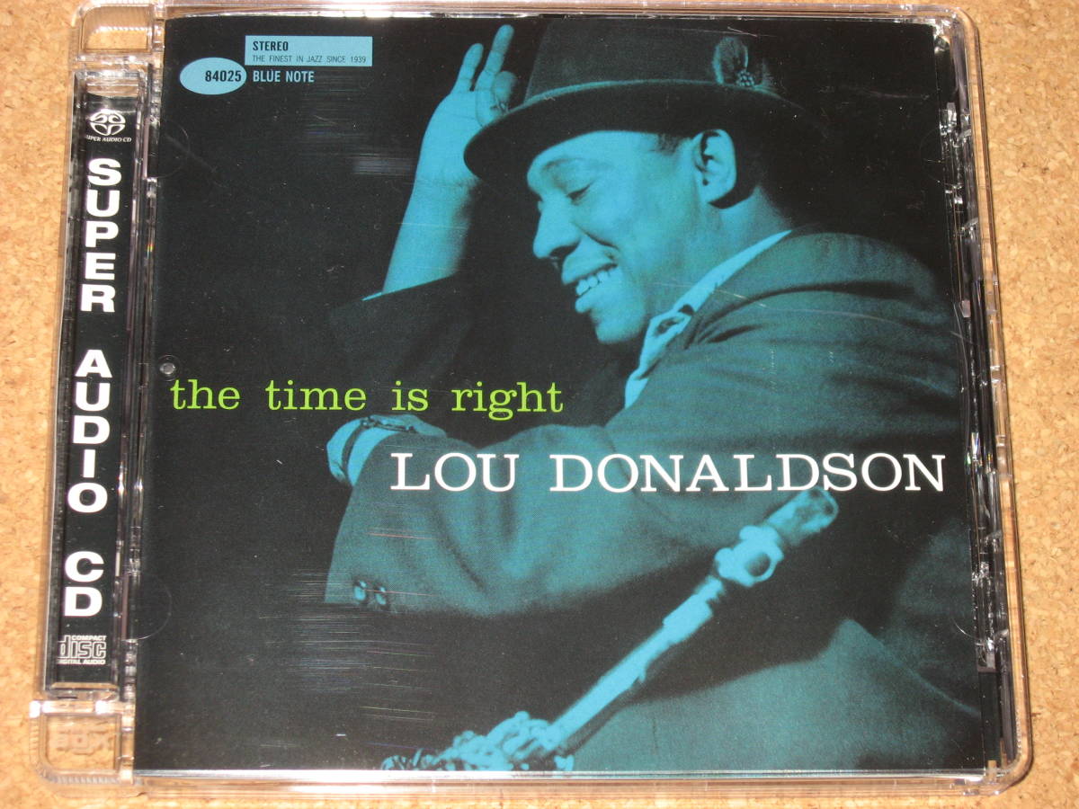 804(SACD/HYBRID/STEREO)■LOU DONALDSON ルー・ドナルドソン■The Time Is Right～ANALOGUE PRODUCTIONS
