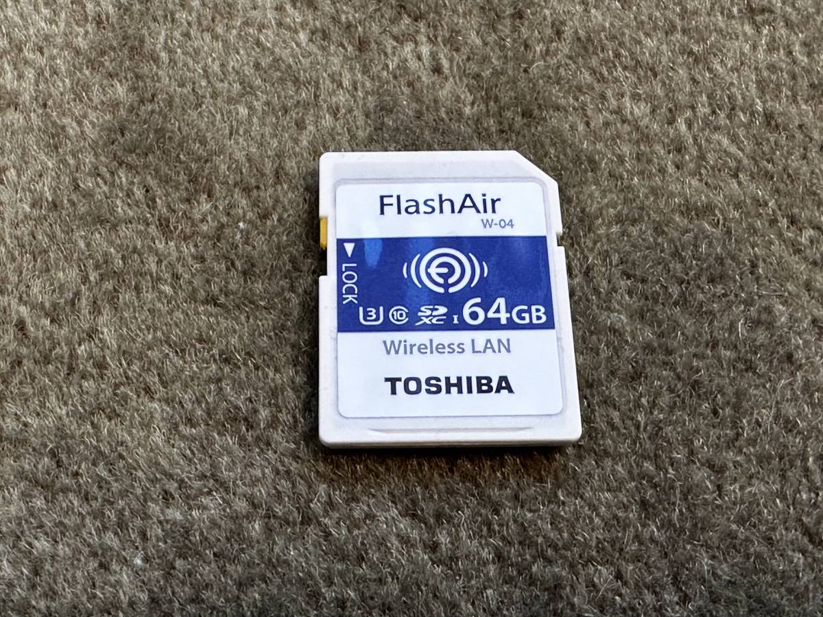 W-04 Toshiba Card FlashAir 64GB Flashair Memory Class SD SDXC 