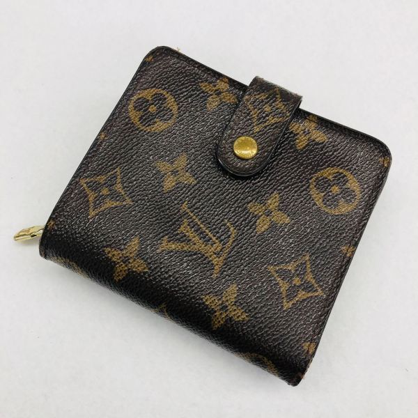 im3058／ルイヴィトン 二つ折り財布 コンパクトジップ ラウンド 
