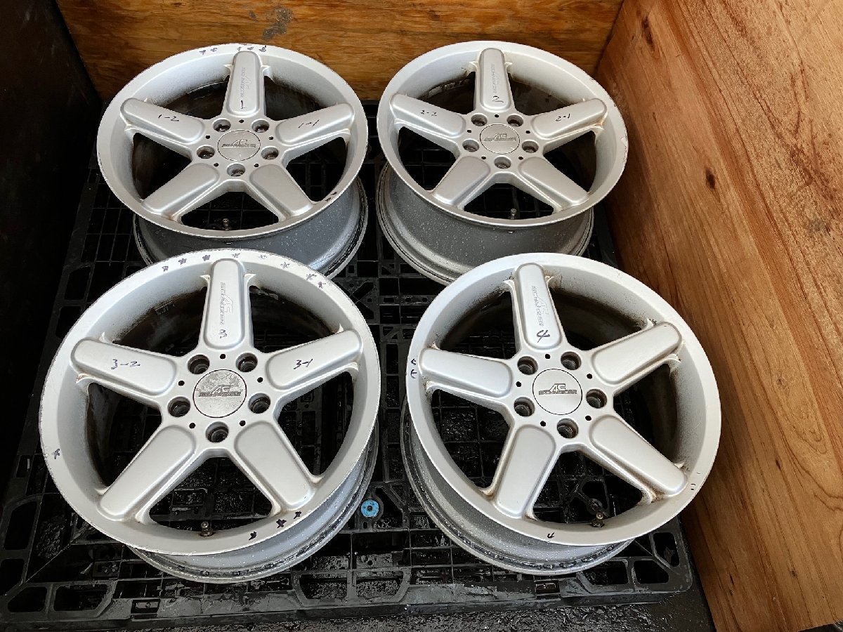【人気，格安】 BMW 3シリーズ E46 ホイール AC Schnitzer TypⅡ 8J &times; 17インチ ET38 5H 120 状態悪い/ 36113675 /AC シュニッツァー アルミ 3' E36(純正品)｜売買されたオークション情報、yahooの商品情報をアーカイブ 5穴