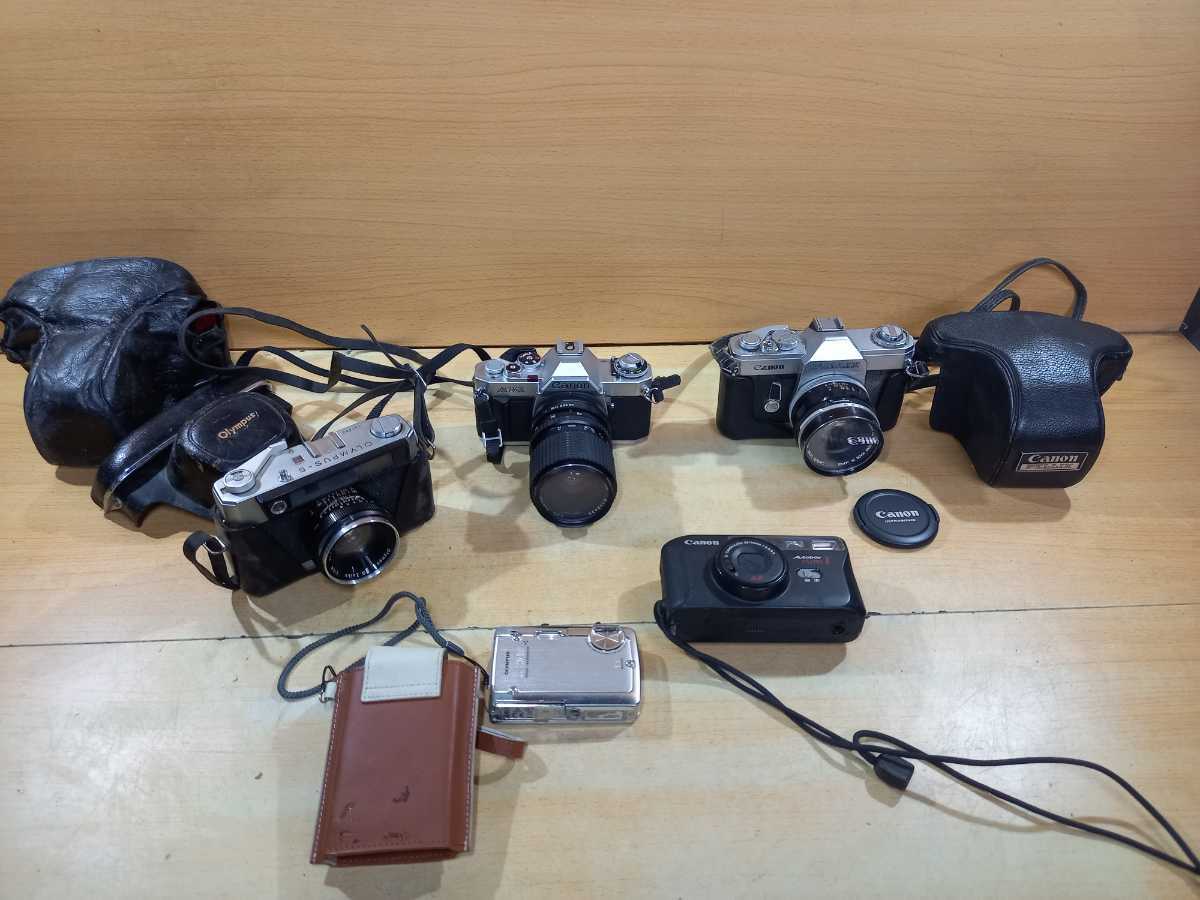 T】Canon OLYMPUS カメラ 種類色々 まとめ売り