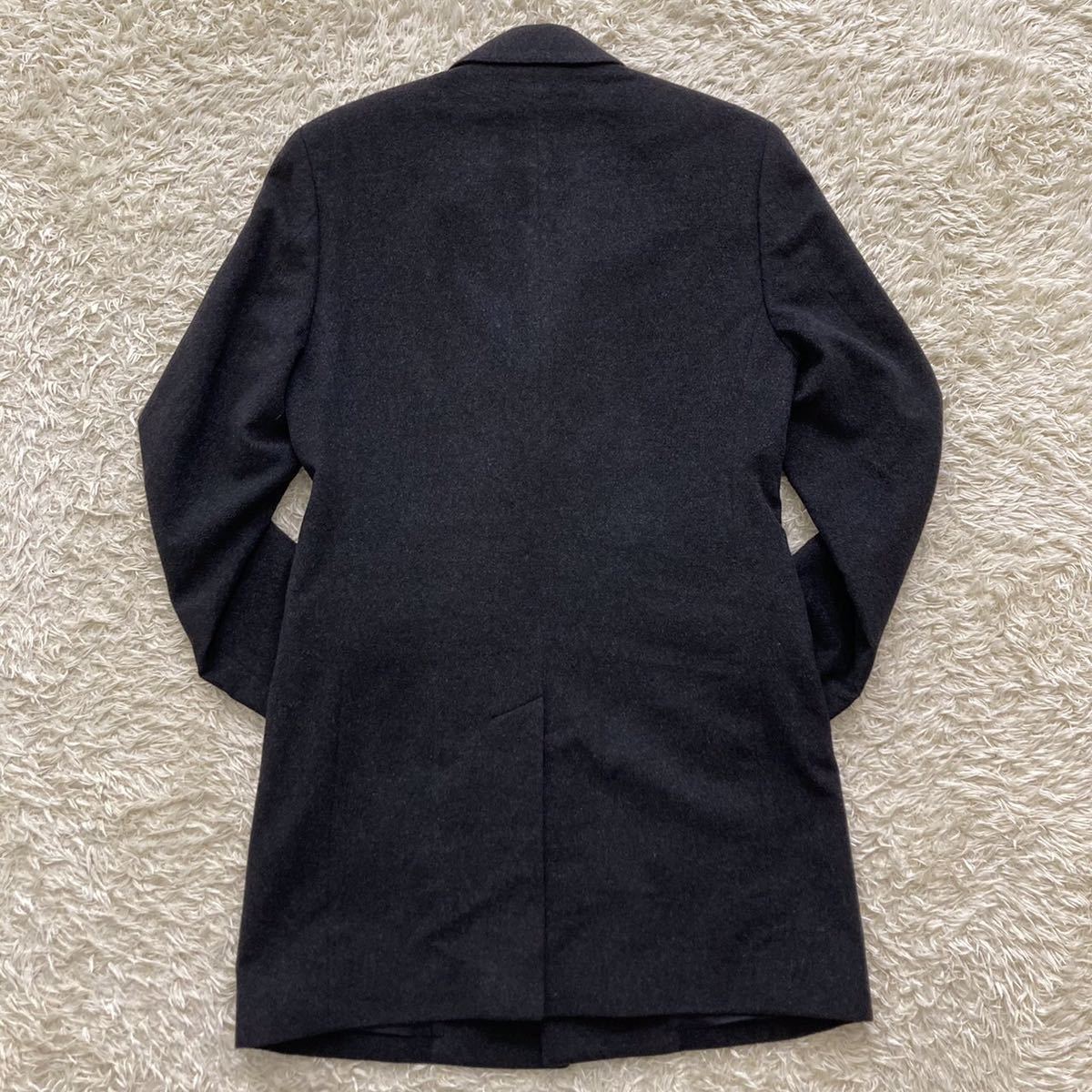 究極のカシミヤ100% ポールスミス Paul Smith チェスターコート 至高の