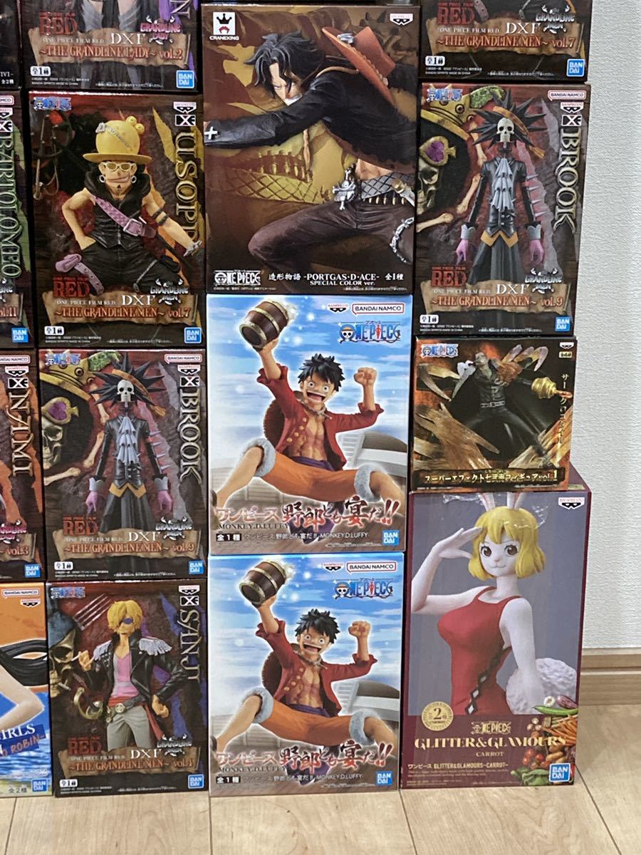 未開封品34個 ワンピース フィギュア ONE PIECE RED DXF ブルック 