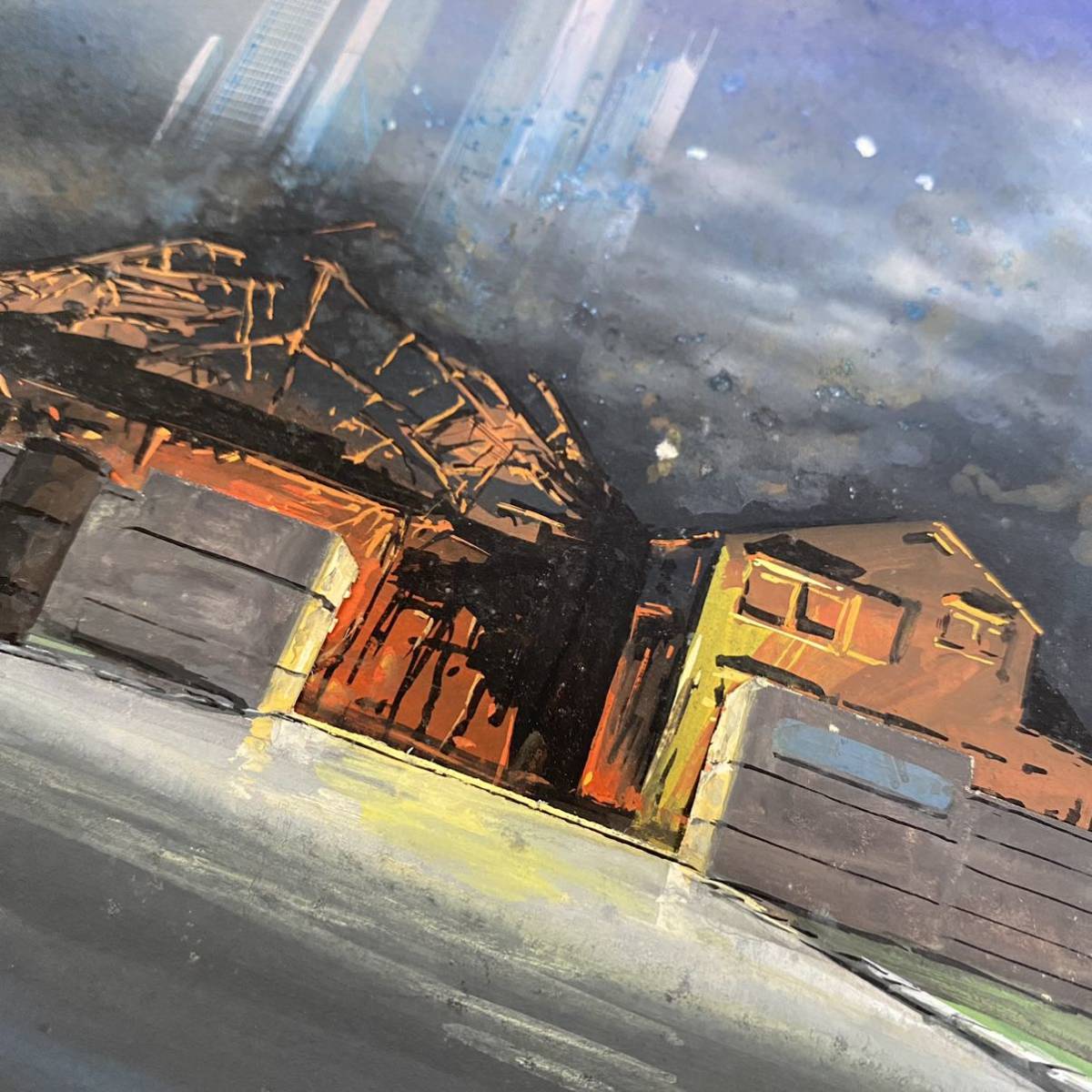 激レア商品】セル画 新竹取物語 1000年女王 雪野弥生 背景 松本零士