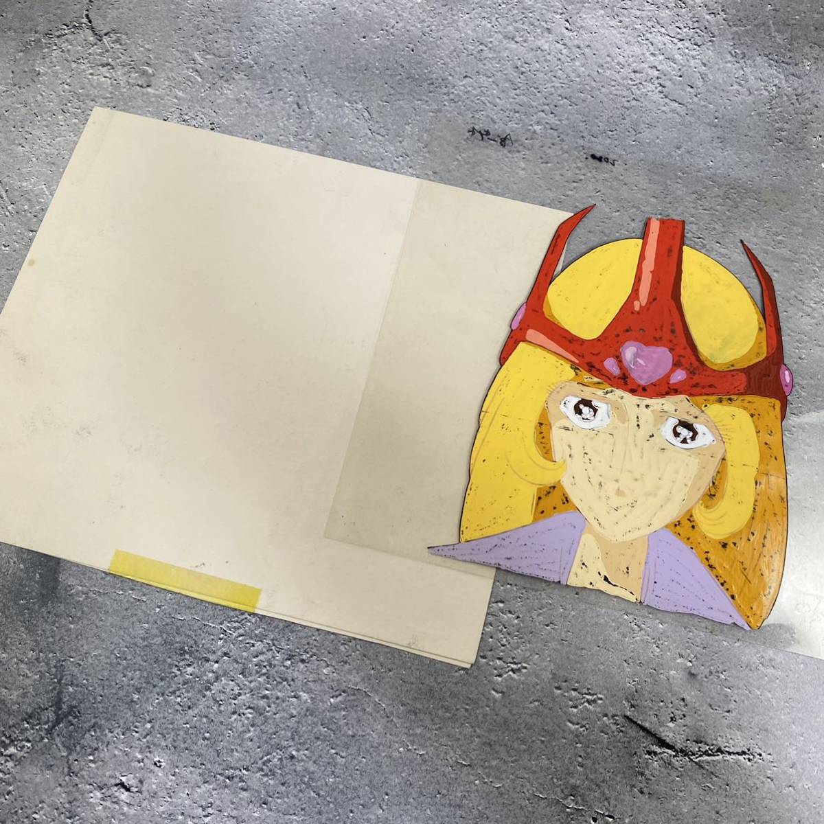 激レア商品】セル画 新竹取物語 1000年女王 雪野弥生 背景 松本零士